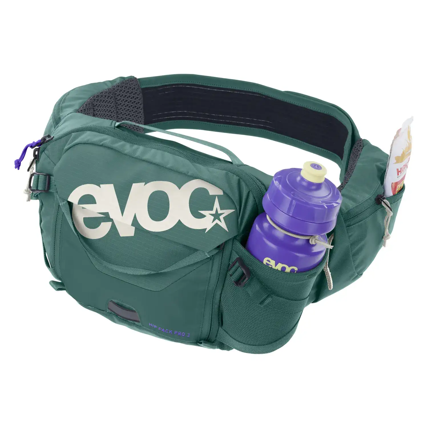 Nerka rowerowa Evoc Hip Pack Pro 3L + Bukłak Hip Pack Bladder 1,5L bottle green